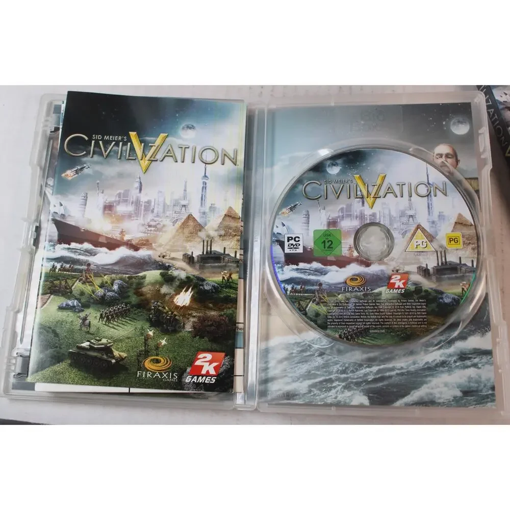 13 games: Various Civilization Personal Computer (PC) games, authentic, nice